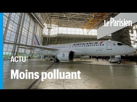 Air France présente l'A220, son nouvel avion "moins polluant" - YouTube