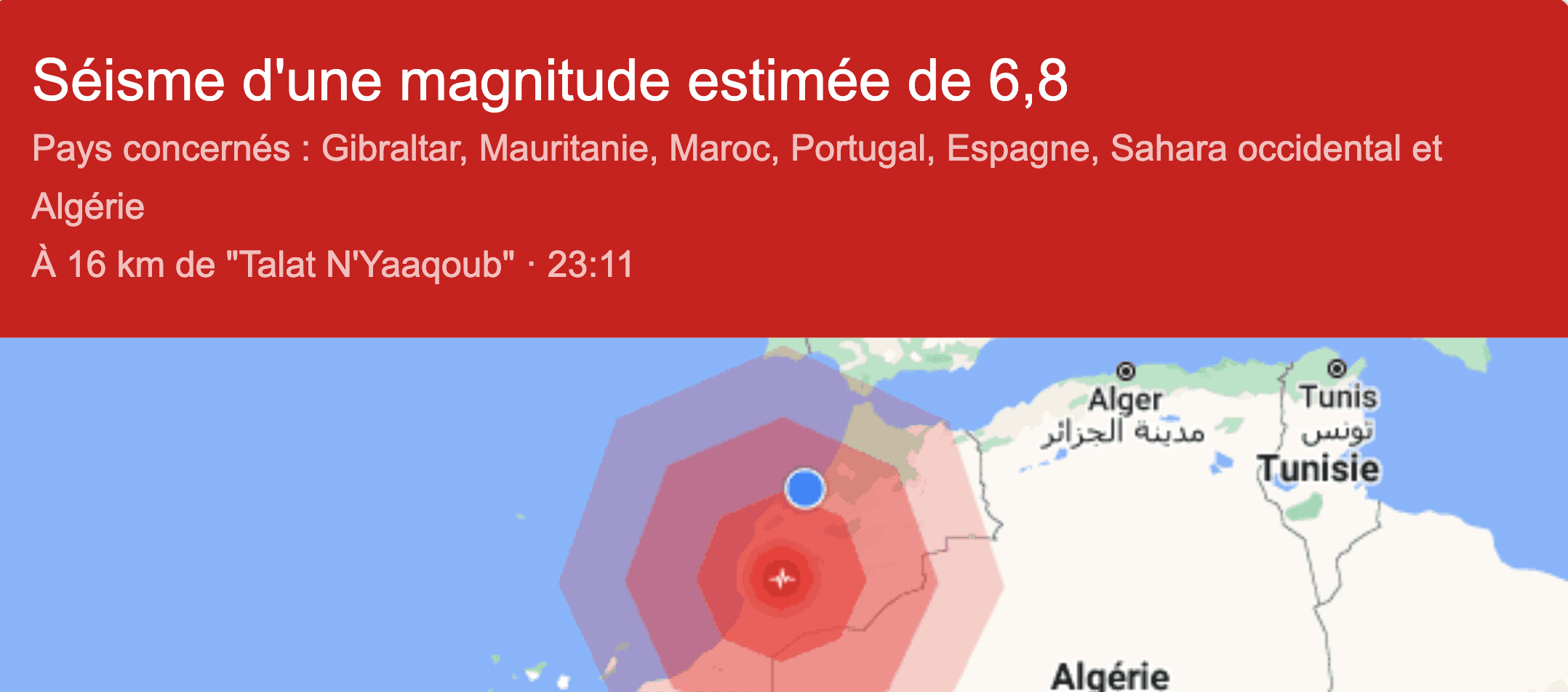 Un séisme de forte magnitude frappe le centre du Maroc - Le Desk